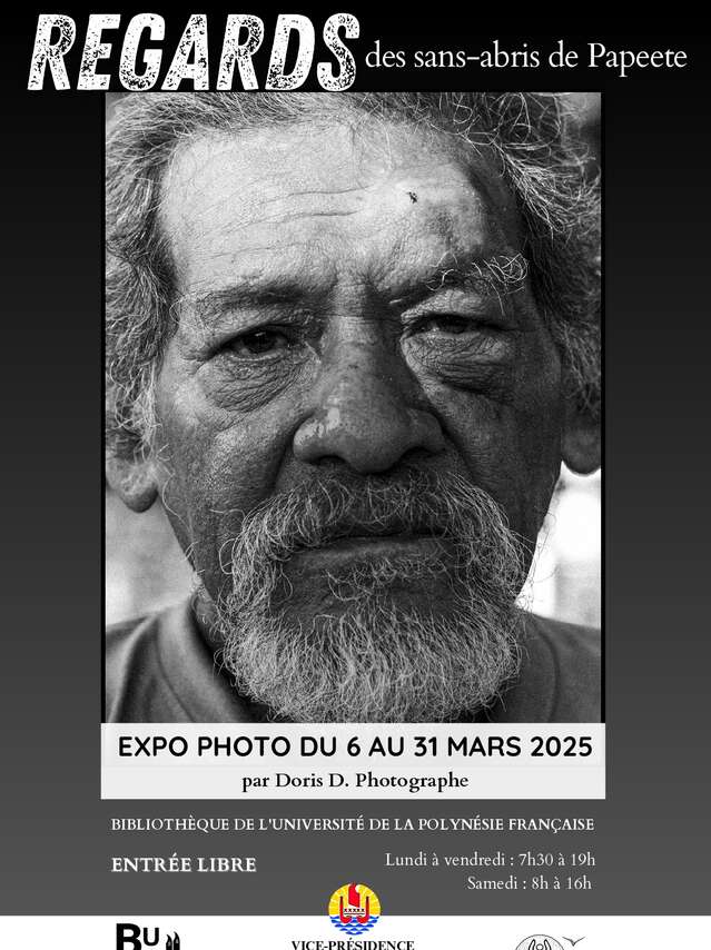 Exposition REGARDS des sans-abris de Papeete