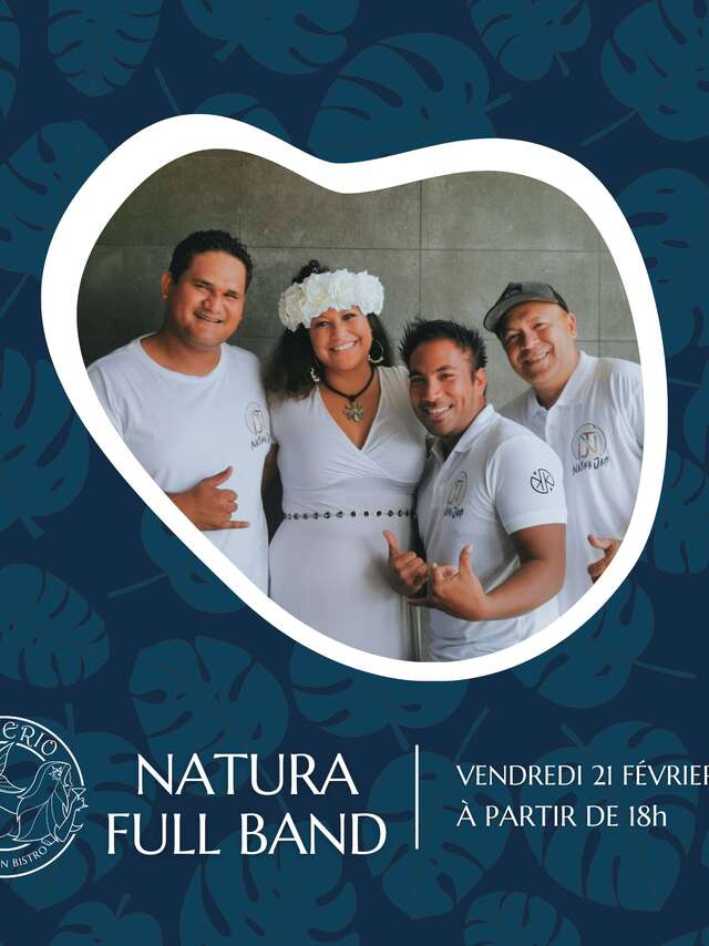 Natura full band in concert - Meherio Tahitian Bistro