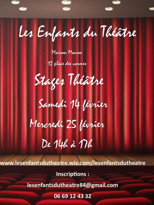 Stage théâtre jeune public