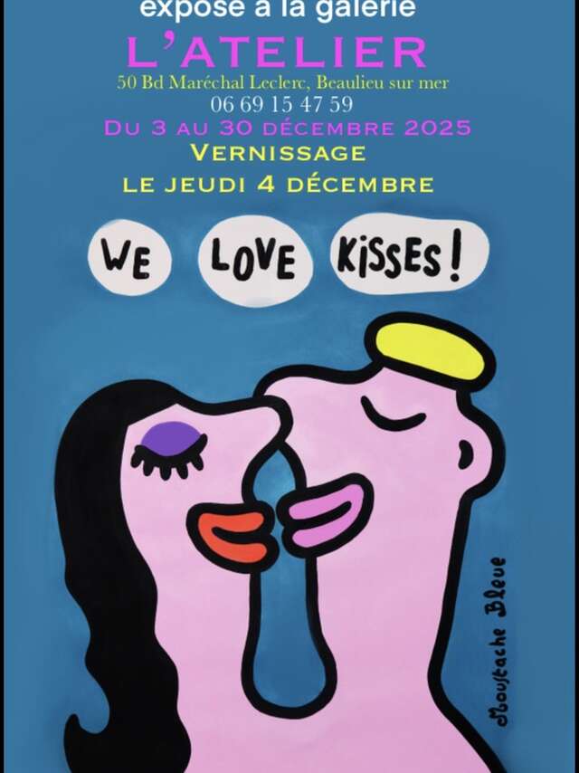 Exposition Moustache Bleue - L'atelier Beaulieu-sur-Mer