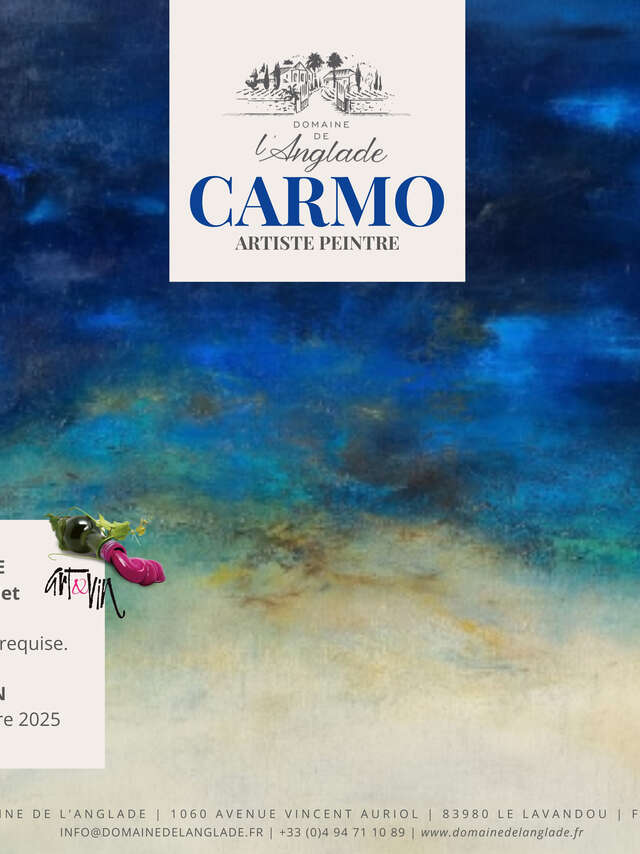 Exposition Art & Vin CARMO artiste peintre