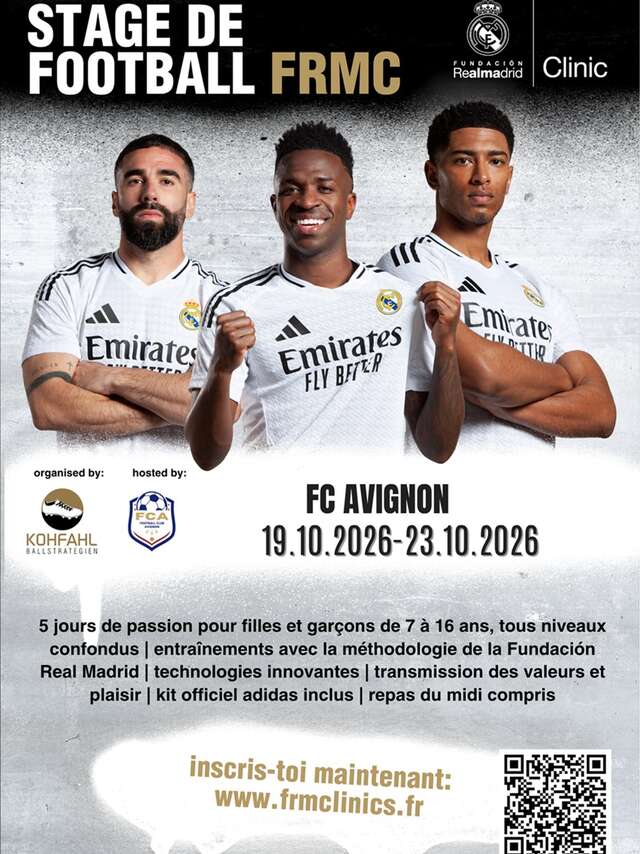 Stage de football Fc Avignon x Fundación Real Madrid Clinics