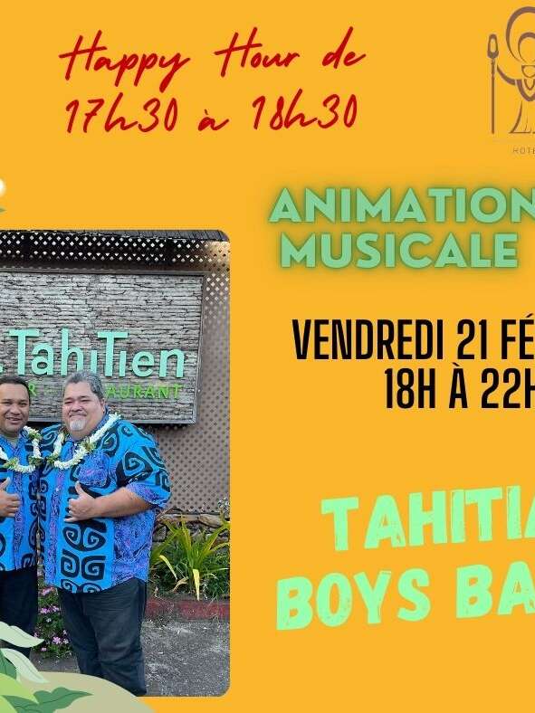 Tahitian Boys Band in concert - Royal Tahitien