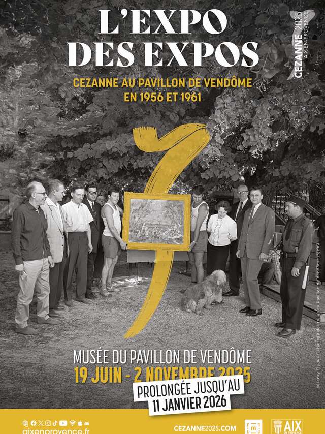 L’expo des expos Cezanne au Pavillon de Vendôme en 1956 et 1961