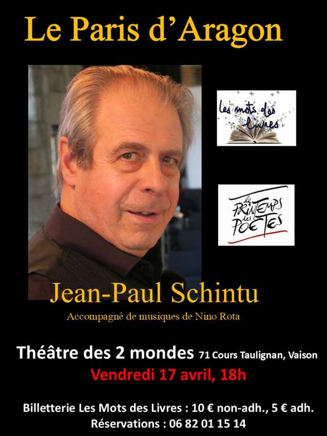 "Parijs van Aragon' - Le Printemps des Poètes