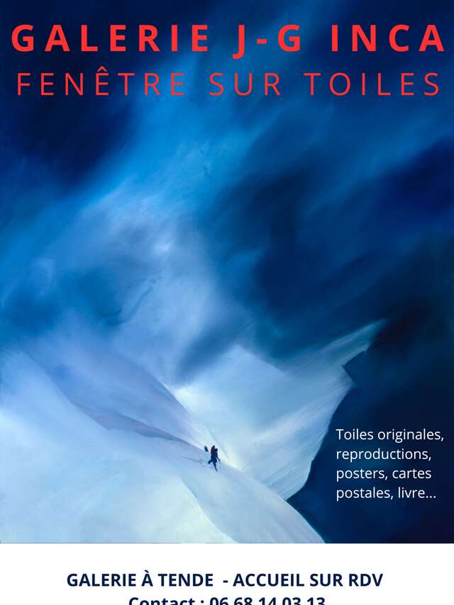 Art, Exposition de peinture, J-G Inca, "fenêtre sur toile"