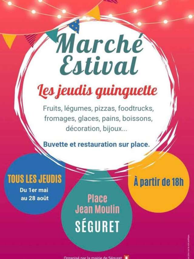 Séguret summer market