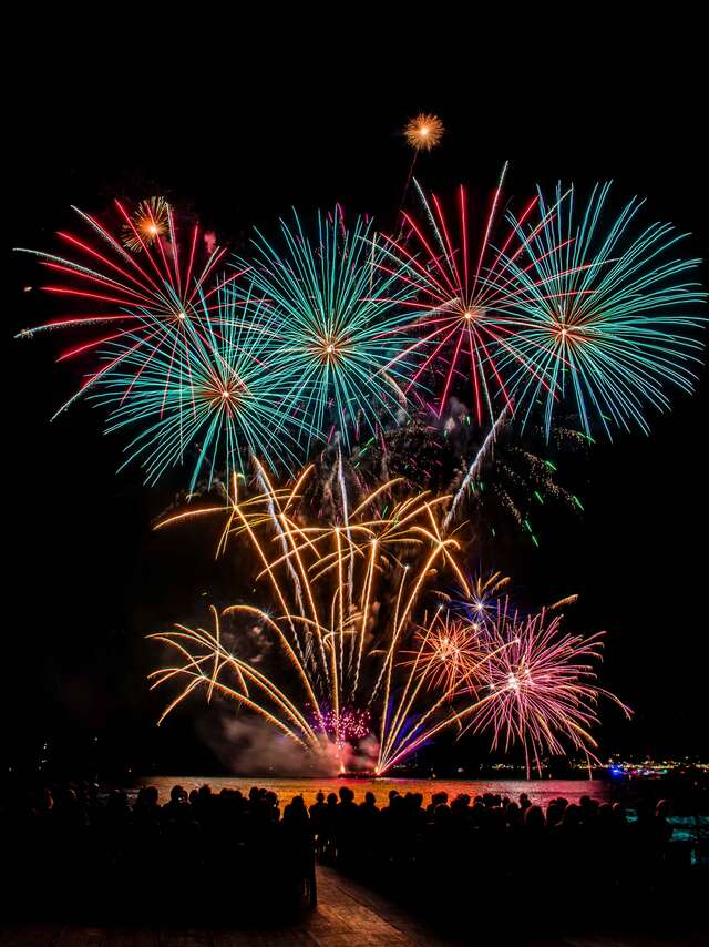 Feu d'artifice du 15 août à Grimaud