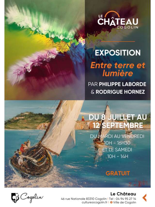 Between earth and light" exhibition