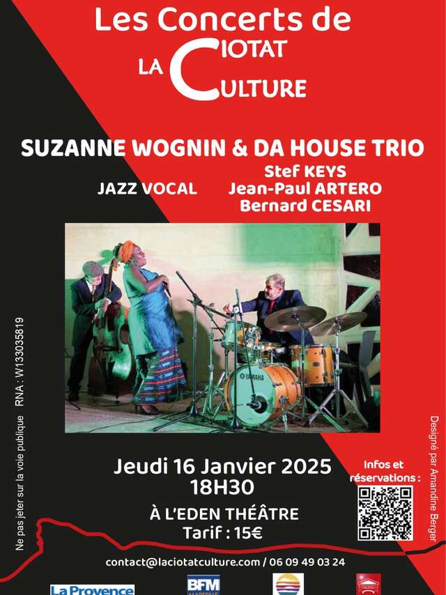 Concert Suzanne Wognin & Da House Trio