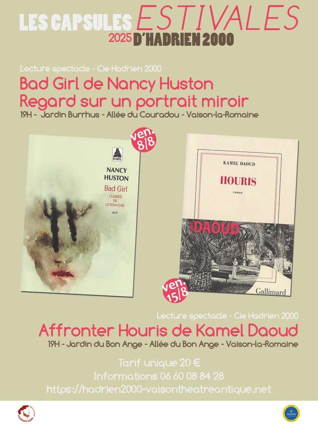 Lecture - 'Houris' show - Les capsules d'Hadrien 2000