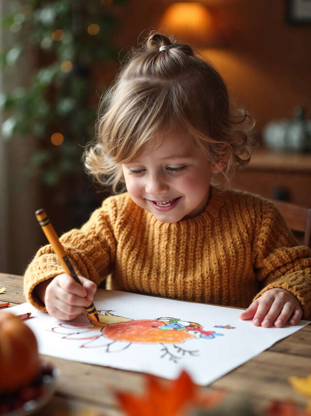 Semaine gourmande : Concours de dessins d'automne