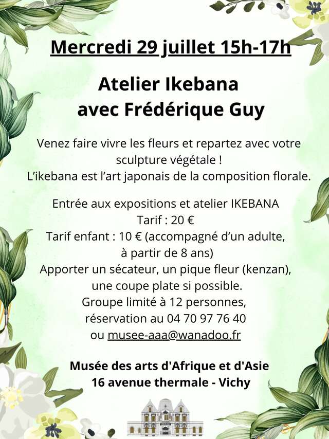 Atelier Ikebana avec Frédérique Guy