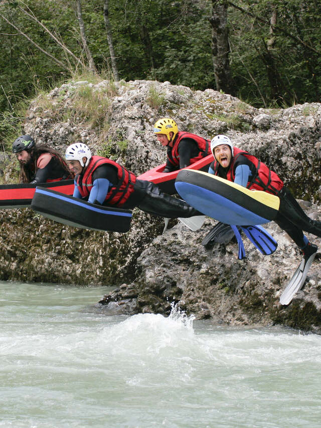 Hydrospeed sur la Dranse