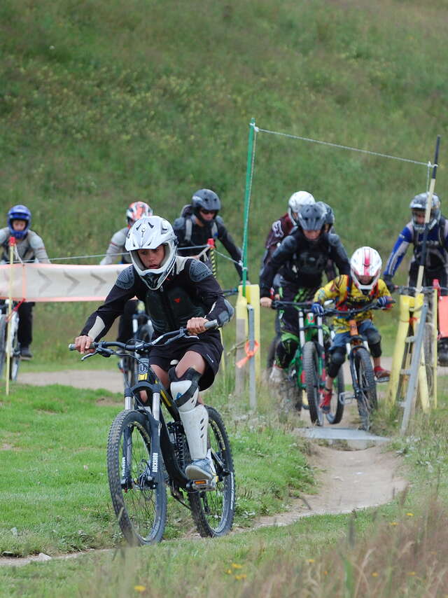 Downhill mountain bike course