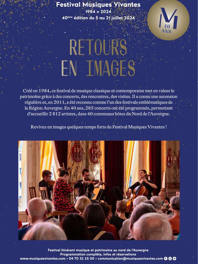 Exposition de photographies - Festival Musiques Vivantes