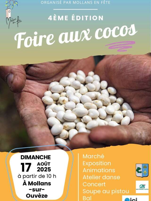 Fair of Cocos beans in Mollans