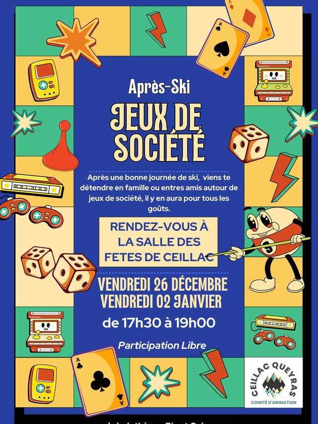 Après-Ski: Board games