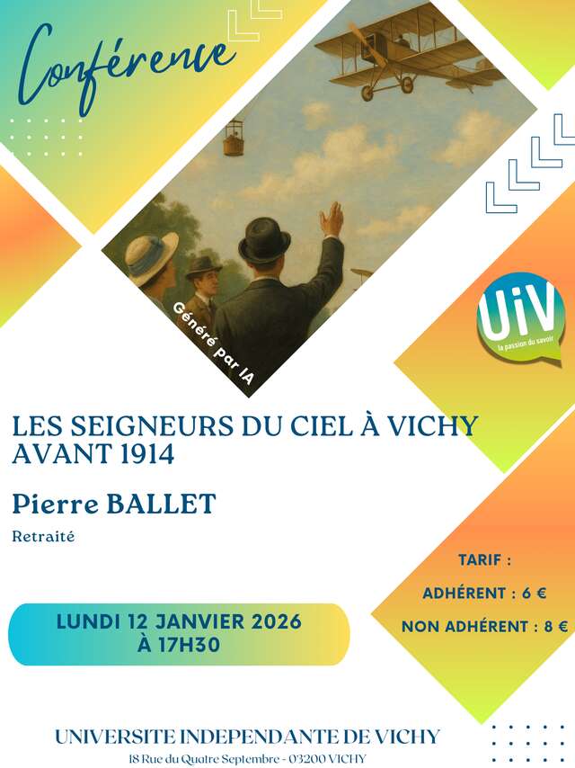 Les Seigneurs du ciel à Vichy avant 1914