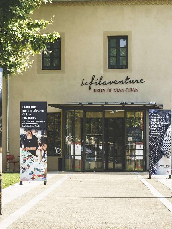 La Filaventure, negozio e museo sensoriale presso la Manufacture Brun de Vian-Tiran