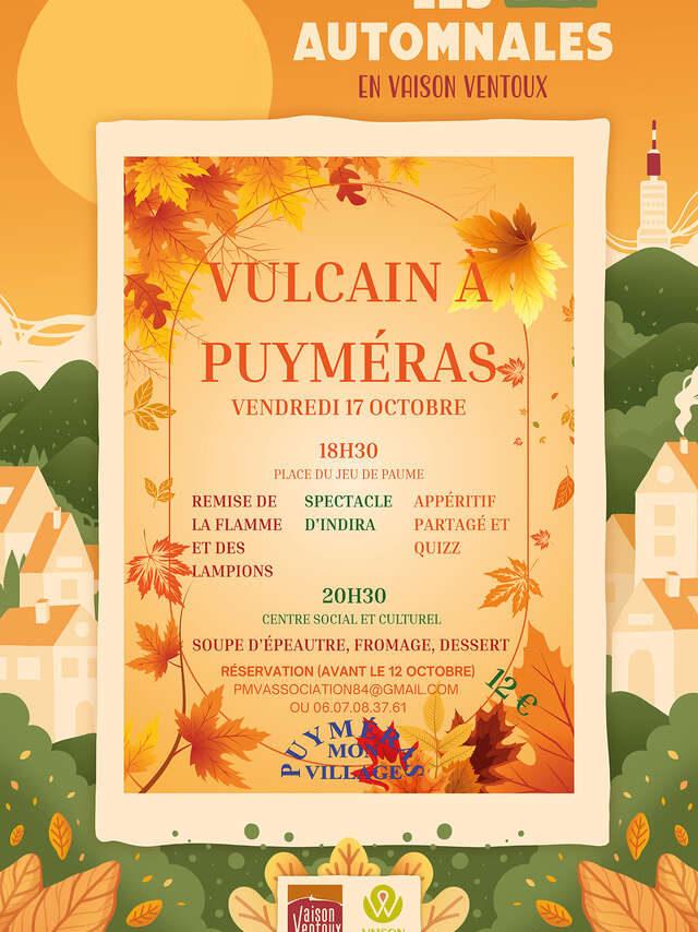 Vulcain in Puyméras - Les Automnales en Vaison Ventoux