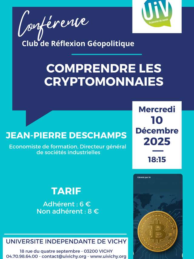 Conférence "Comprendre les cryptomonnaies"