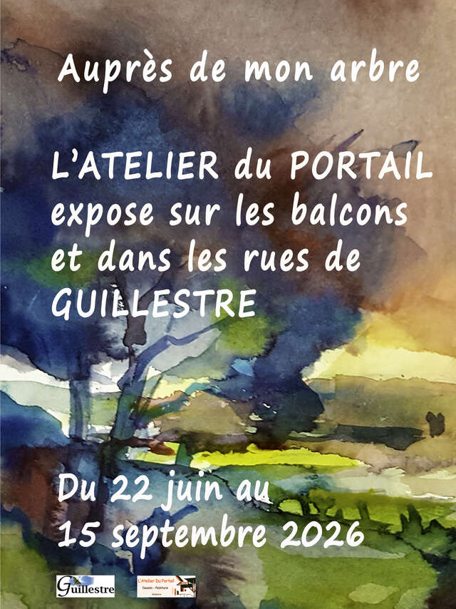 Exposition "Auprès de mon arbre" dans les rues de Guillestre