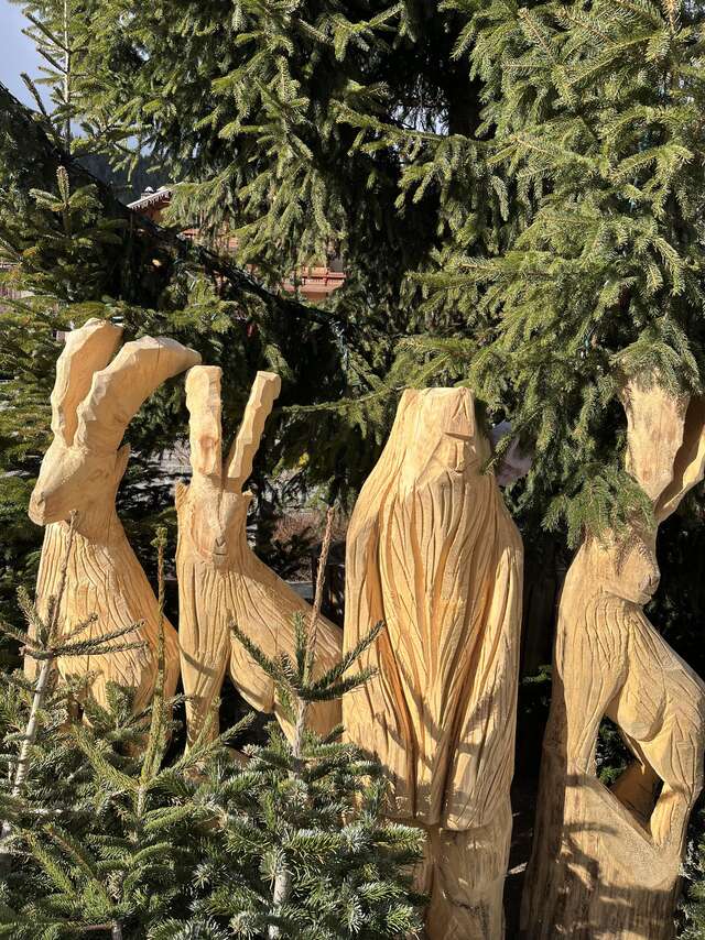 Démonstration de sculpture sur bois