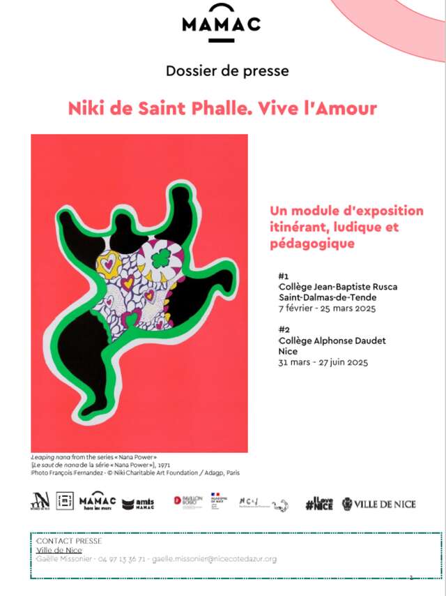 Niki de Saint Phalle: Vive l'Amour" exhibition