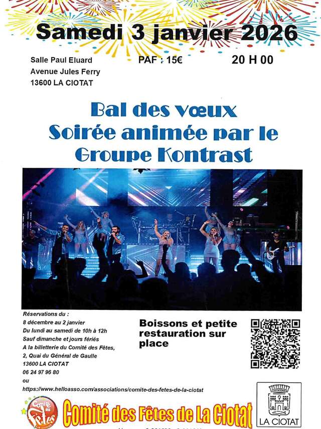 Bal des Voeux du Comité des Fêtes de La Ciotat