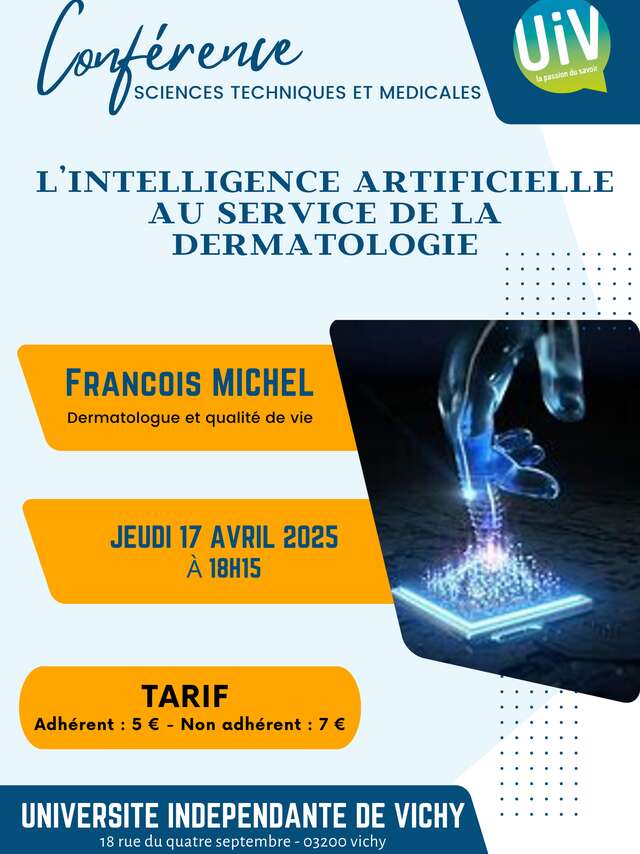 Conférence : L'intelligence artificielle au service de la dermatologie