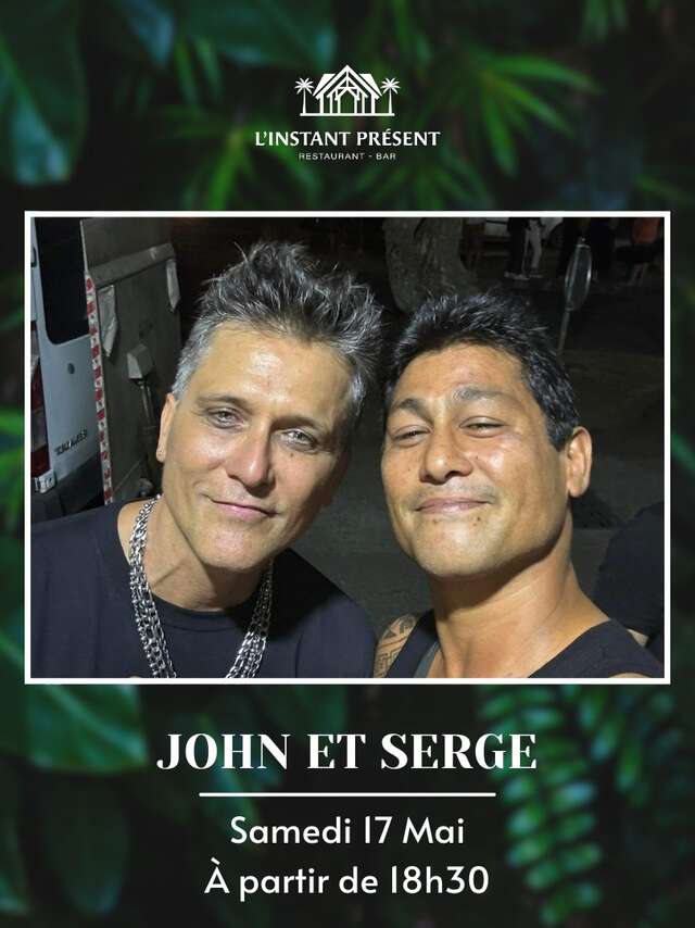 John & Serge en concert à l'Instant Présent