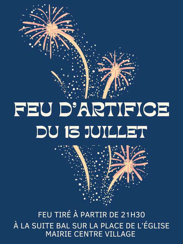 Feu d’artifice et bal