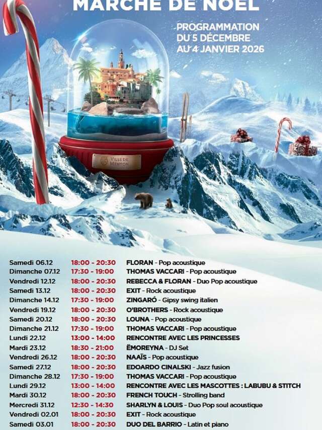 Un Noël à la montagne - Marché de Noël