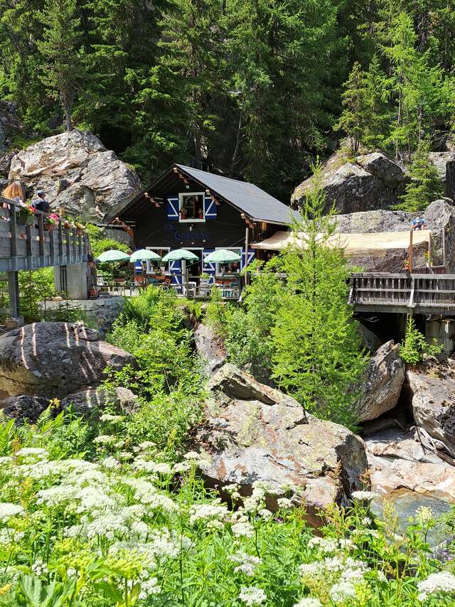 Buvette della cascata di Bérard