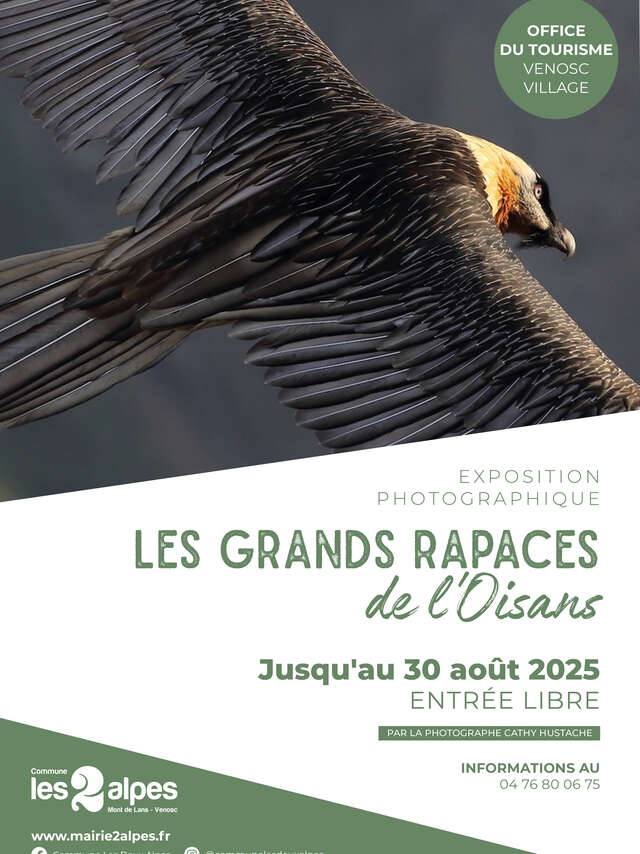 Exposition photos - Les grands rapaces de l'Oisans