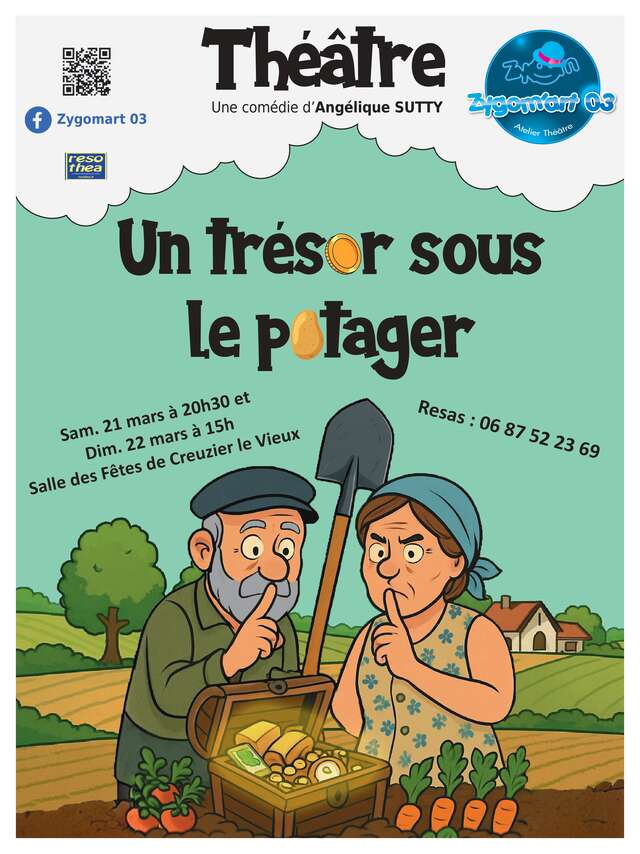 Pièce de théâtre : "Un trésor sous le potager"