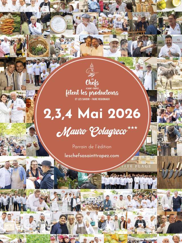 Die Chefs in Saint-Tropez feiern die Produzenten