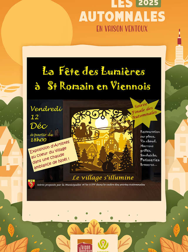 Het lichtfestival - Les Automnales en Vaison Ventoux