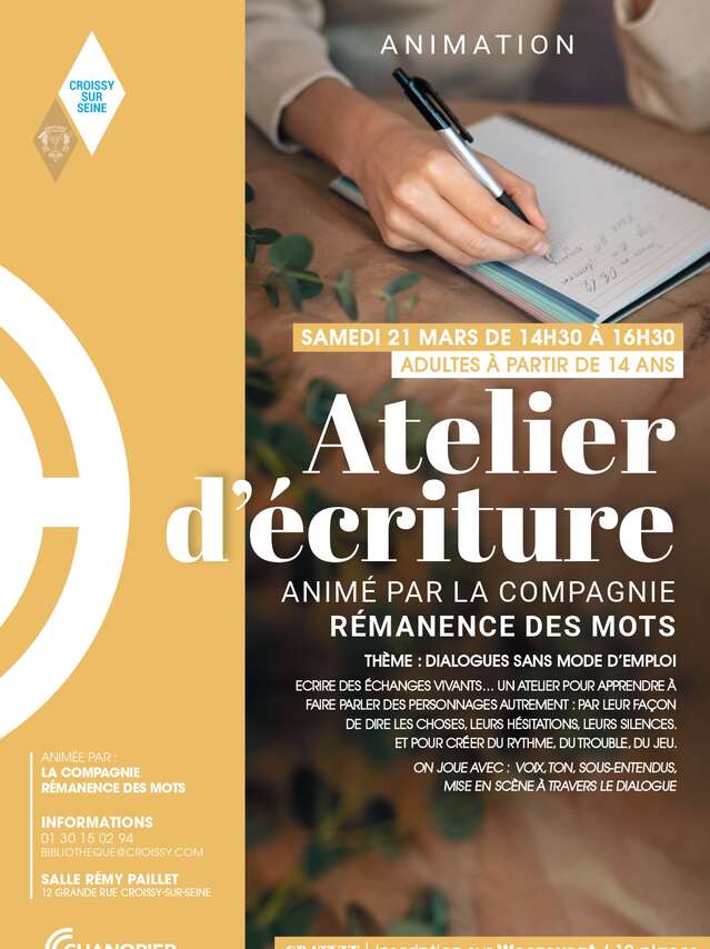 Atelier d'écriture