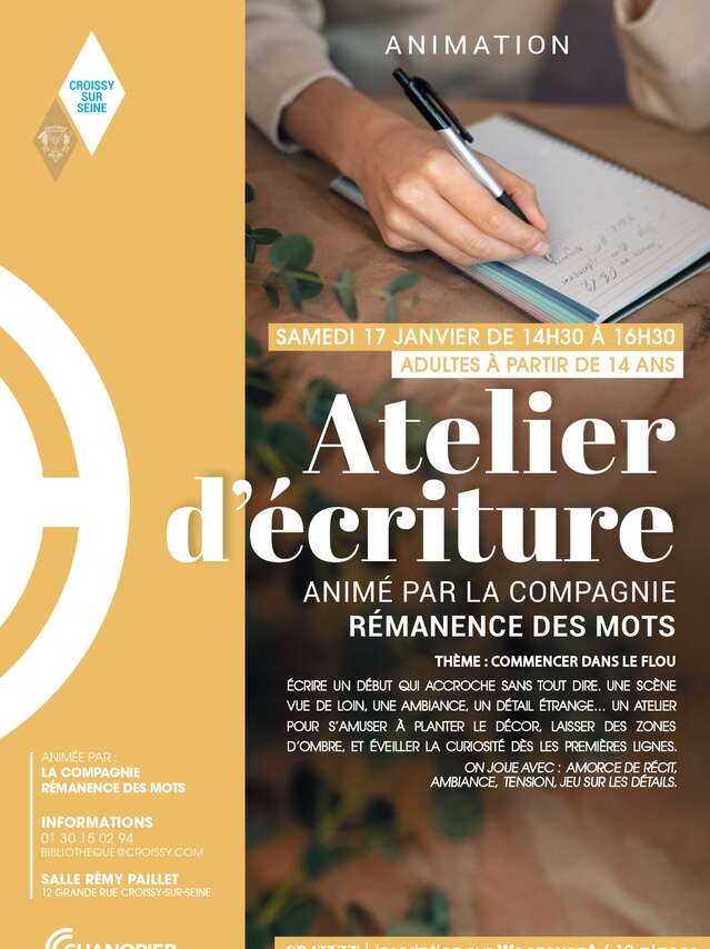 Atelier d'écriture
