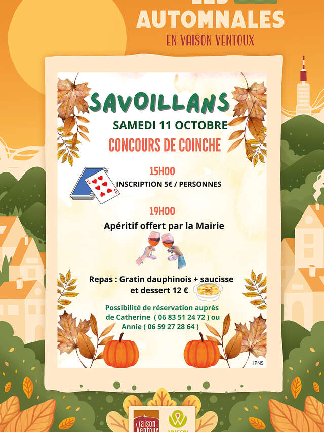 Belote automnale - Les Automnales en Vaison Ventoux