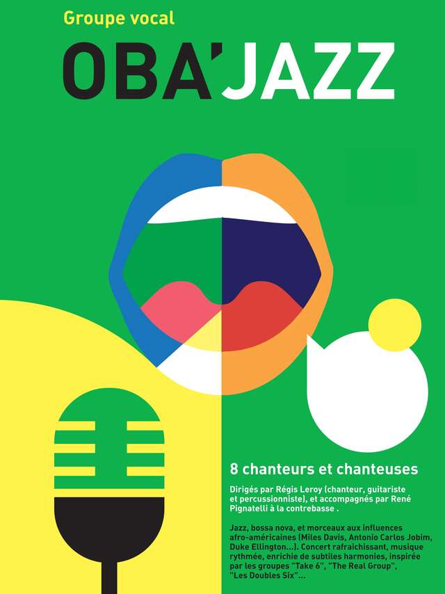 "OBA'JAZZ Vocal Group" - Concert at the Théâtre des 2 Mondes