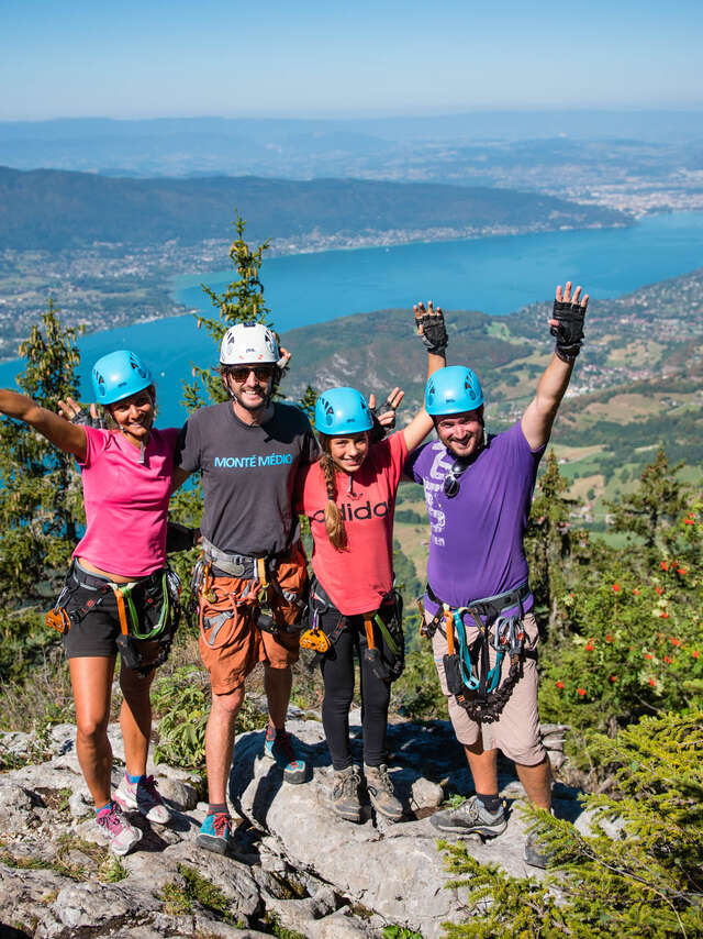 Via-Tyro d'Annecy : Via ferrata et Tyroliennes