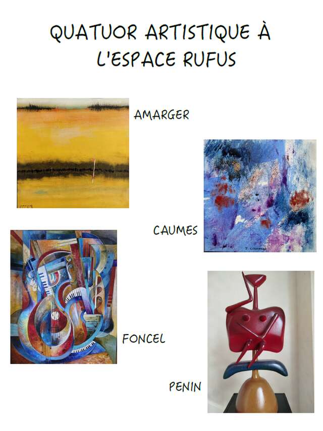 Exposition quatuor artistique