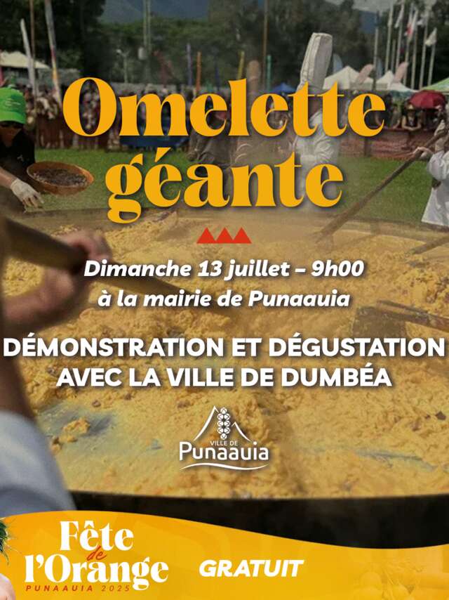 The giant omelette - Orange Festival