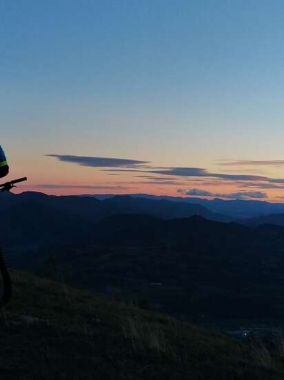Coucher de soleil VTTAE - Maison du vélo
