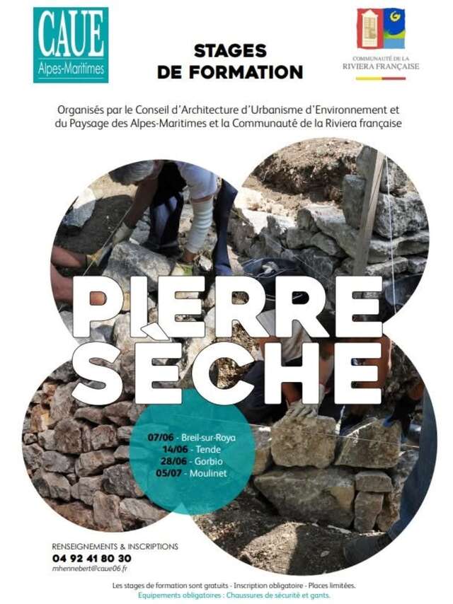 Ausbildungspraktikum Trockenmauer
