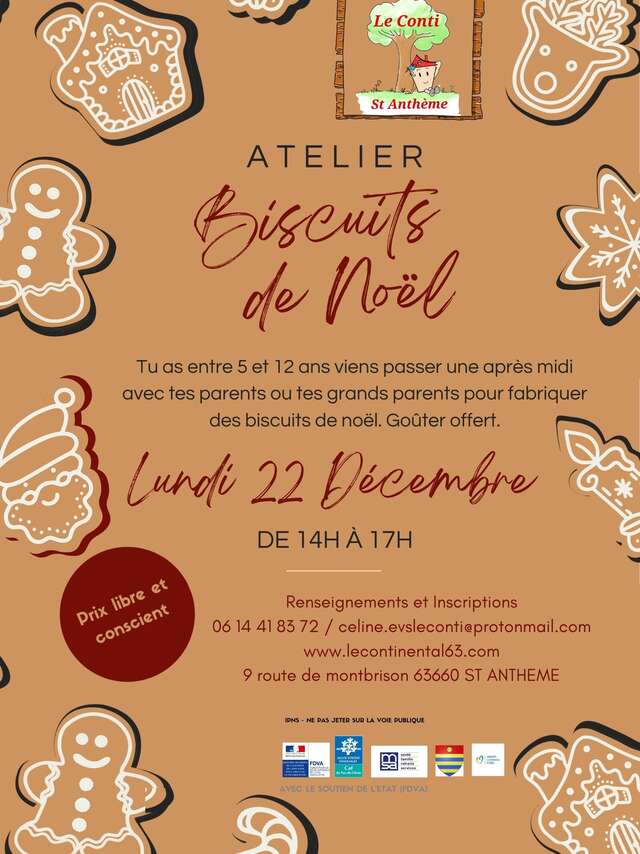 Atelier Biscuit de Noël