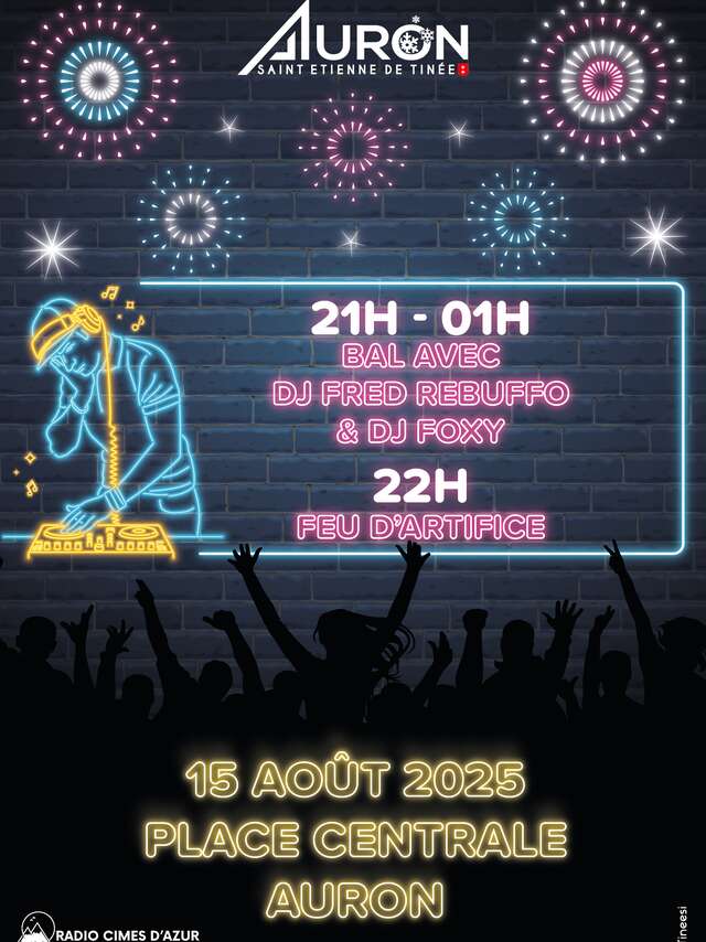 Feu d'artifice et bal du 15 août